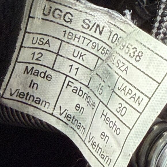 UGG Ritter Waterproof Leather Hiking Boots S/N #1099538 Men’s Size 12 Preowned main image 11